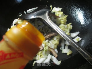 香菇炒娃娃菜的做法步骤：4