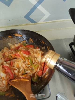 炒刀削面的做法步骤：9