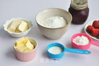 奶油奶酪司康的做法步骤：1