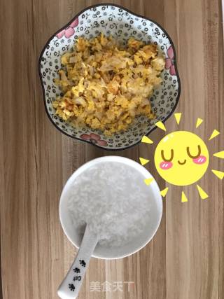 荞头煎蛋的做法步骤：2