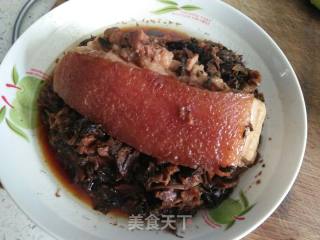 梅菜扣肉的做法步骤：16