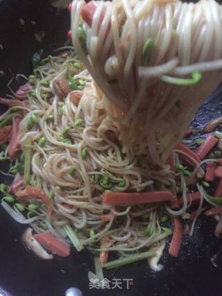 虾仁桂林米粉的做法步骤：7