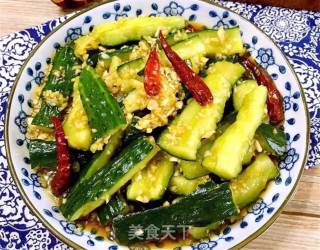 蒜蓉拍黄瓜的做法步骤：5