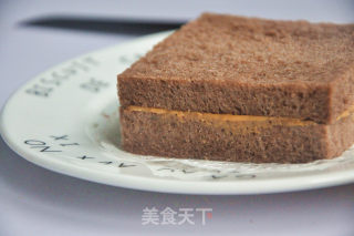 巧克力花生酱三明治的做法步骤：13
