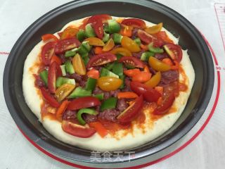 牛肉田园披萨的做法步骤：13
