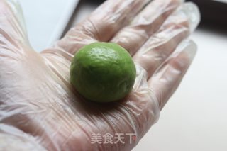抹茶空心麻薯的做法步骤：6