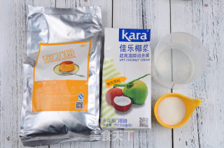 椰汁布丁的做法步骤：1