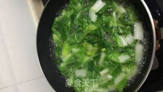 豆菜汤的做法步骤：3