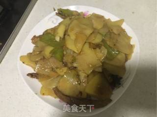青椒土豆片的做法步骤：8