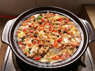 香菇肉酱白菜煲的做法步骤：11