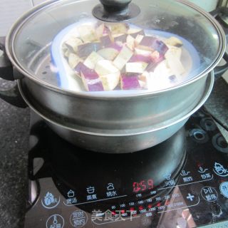 肉丝蒸茄丁的做法步骤：6