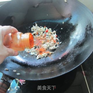 肉丝蒸茄丁的做法步骤：11