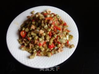 酸豆角炒肉末的做法步骤：11