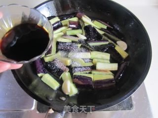 三杯茄子的做法步骤：8