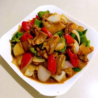 洋葱炒肚片的做法步骤：14