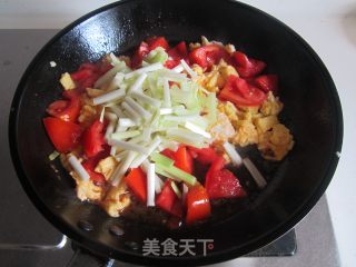韭黄番茄炒鸡蛋的做法步骤：9