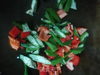 秋葵炒蛋的做法步骤：5