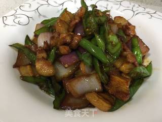辣炒五花肉的做法步骤：6