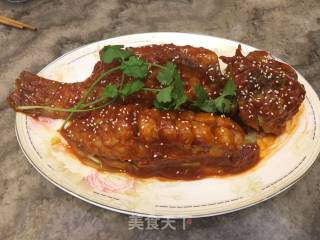 松子鱼的做法步骤：16