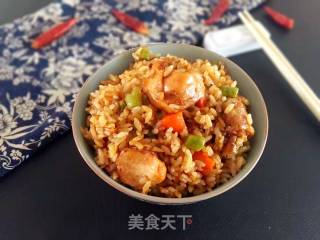 鸡腿彩蔬焖饭的做法步骤：15