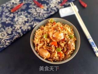 鸡腿彩蔬焖饭的做法步骤：16