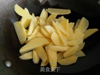 葱香土豆片滑肉的做法步骤：6