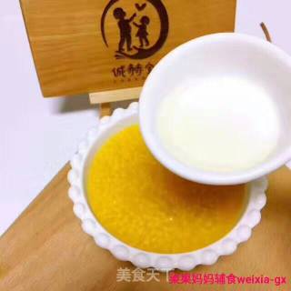 果果妈妈辅食【❤️辅食分享????】金汤小米粥8️M➕的做法步骤：3