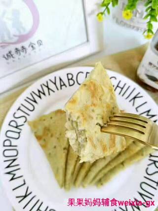 果果妈妈辅食 ❥辅食分享     ♡面条小饼♡参考月龄 : 10m+的做法步骤：9