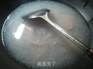 菜芯茭白猪肝羹的做法步骤：6
