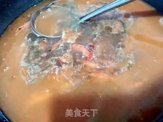 虾脑油西葫芦汤面的做法步骤：2