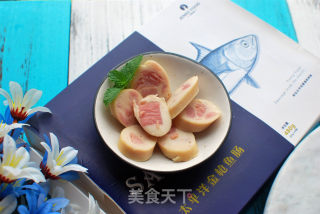 金枪鱼肠蒸水蛋的做法步骤：2