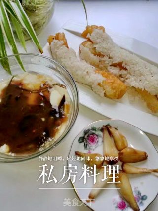 【糯米饭包油条】的做法步骤：1