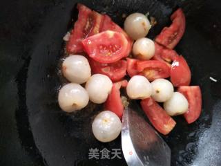 荔枝虾仁的做法步骤：7