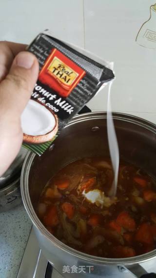 咖喱土豆胡萝卜牛肉的做法步骤：7