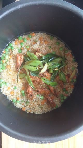 虾脑油焖米饭的做法步骤：9