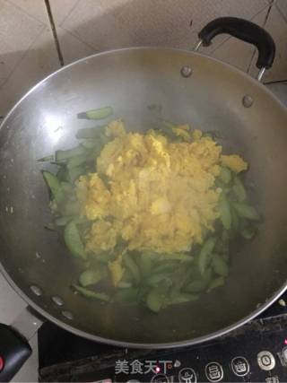 鸭蛋炒黄瓜的做法步骤：5