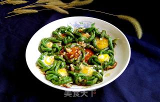 煎酿豆角鹌鹑蛋的做法步骤：11