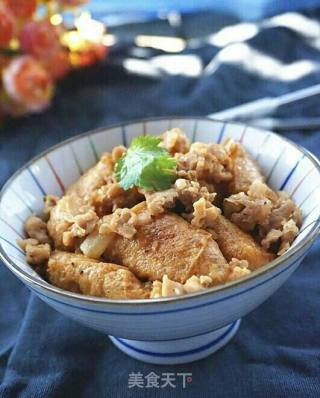 肉末油豆腐的做法步骤：12