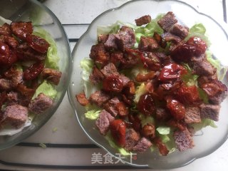 培根生菜沙拉的做法步骤：7