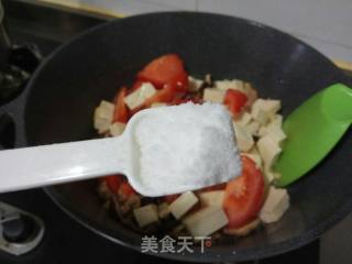 番茄香菇焖豆腐的做法步骤：8