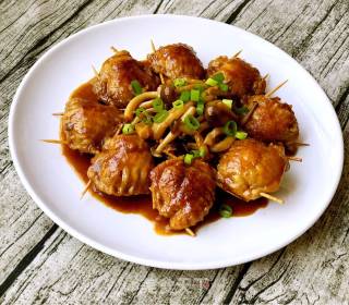 蟹味菇鸡翅包饭的做法步骤：14