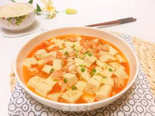 鲜虾嫩豆腐的做法步骤：15