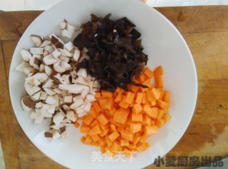 三鲜浇汁玉子豆腐的做法步骤：4
