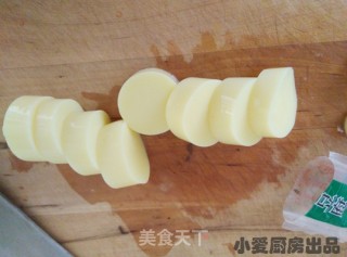 三鲜浇汁玉子豆腐的做法步骤：6