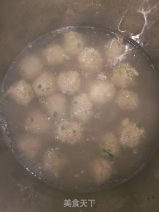 丝瓜肉圆汤的做法步骤：6