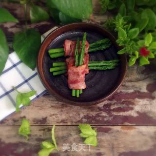 芦笋培根卷的做法步骤：3