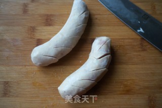 金枪鱼肠酱拌面的做法步骤：2