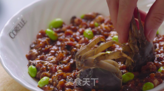 六月黄毛豆蒸肉饼的做法步骤：3