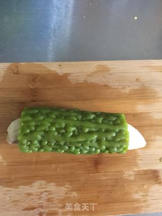 蜂蜜香蕉酿苦瓜的做法步骤：8