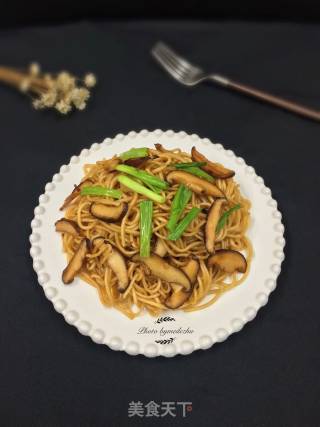 香菇炒面的做法步骤：10